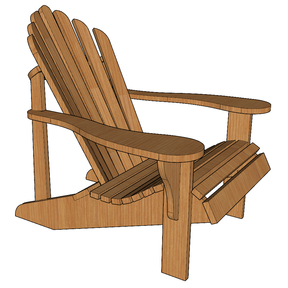 paul jackman’s adirondack chair professional templates